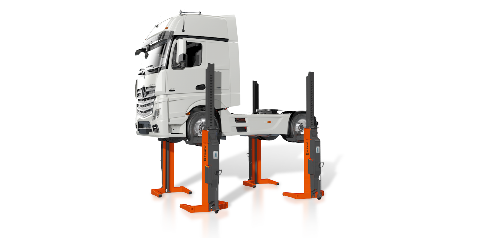 Lifting columns EHB with truck
